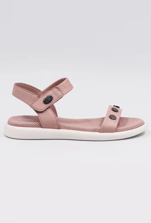Sandale nuanta roz pudra din piele naturala