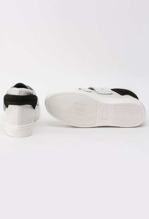 Sneakers S-Karp albi din piele naturala Aisha