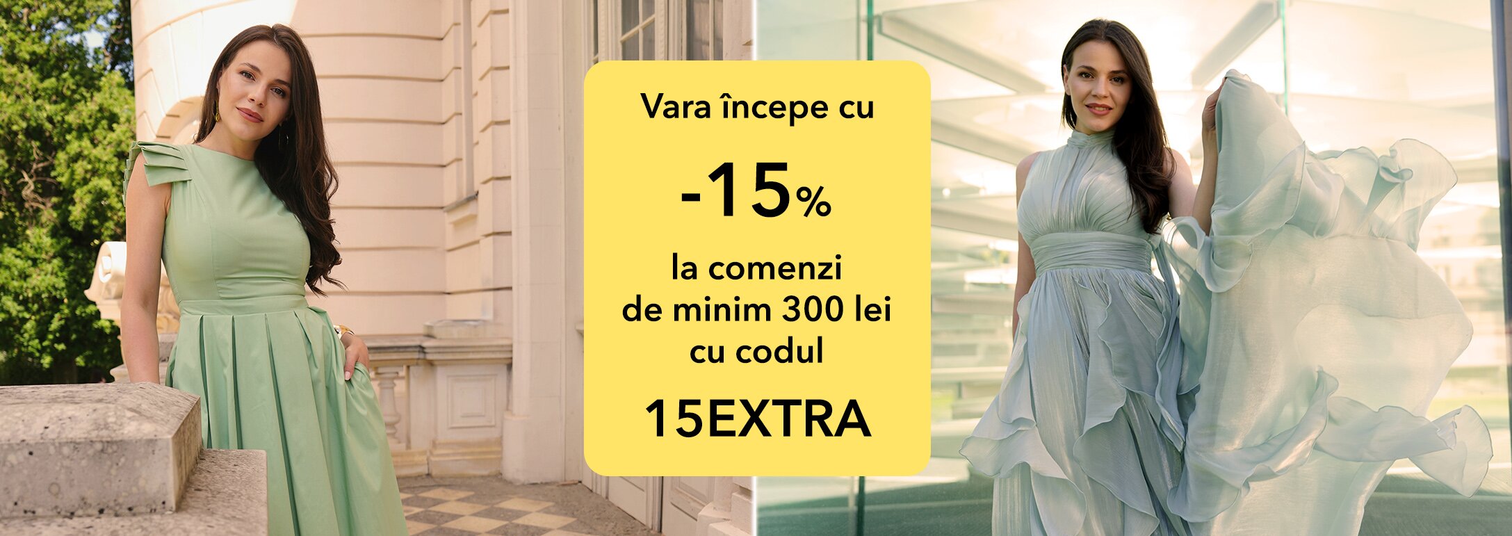 Vara începe cu -15% EXTRA