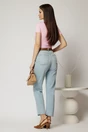 Blugi dama albastri mom fit casual, 2, dyfashion.ro