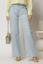 Blugi dama albastru deschis cu croi larg, 1, dyfashion.ro