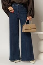 Blugi dama bleumarin cu croi larg, 1, dyfashion.ro