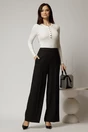 Bluza alba din bumbac croi mulat cu maneca lunga, 3, dyfashion.ro