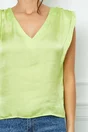 Bluza Amanda verde vaporoasa