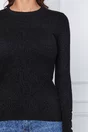 Bluza Corina neagra cu nasturi la maneci