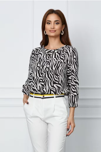 Bluza Daria cu zebra print