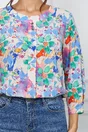 Bluza Daria multicolora cu imprimeu paint