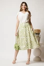 Bluza DY Fashion alba din voal cu perlute si maneci lalea, 3, dyfashion.ro