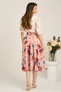 Bluza DY Fashion bej din voal cu volanas, 3, dyfashion.ro