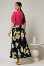 Bluza DY Fashion fucsia cu cret la guler si decupaj la decolteu, 2, dyfashion.ro