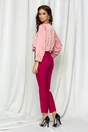 Bluza Dy Fashion roz cu decolteu in V