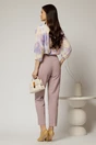 Bluza eleganta din viscoza cu imprimeu lila si roz si croi lejer, 2, dyfashion.ro