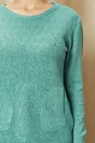 Bluza Irika verde cu buzunare