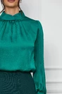 Bluza Isabela verde din voal