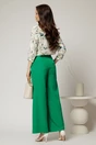 Bluza ivoar cu funda la decolteu si imprimeu in nuante de verde gri, 2, dyfashion.ro