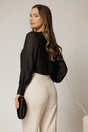 Bluza neagra eleganta cu sidef, 2, dyfashion.ro
