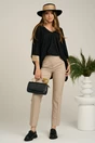 Bluza oversize neagra cu mansete aurii
