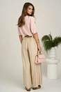 Bluza roz din viscoza cu croi drept, 2, dyfashion.ro