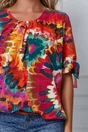 Bluza Tamy cu imprimeu multicolor