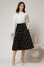 Camasa alba eleganta cu guler ascutit si mansete late, 3, dyfashion.ro