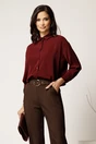 Camasa bordo din voal satinat, 1, dyfashion.ro