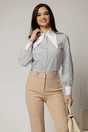 Camasa din poplin cu imprimeu cu aspect floral si guler ascutit, 1, dyfashion.ro