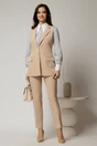 Camasa din poplin cu imprimeu cu aspect floral si guler ascutit, 4, dyfashion.ro