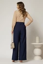 Camasa DY Fashion bej din poplin cu croi cambrat si nervuri pe bust, 2, dyfashion.ro