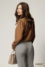 Camasa DY Fashion maro cu guler si inchidere cu nasturi, 2, dyfashion.ro