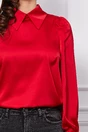 Camasa Dy Fashion rosie din voal satinat