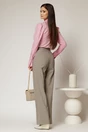 Camasa DY Fashion roz din poplin cu manseta cu butoniera, 2, dyfashion.ro