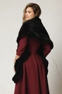 Capa scurta neagra din blana, 2, dyfashion.ro