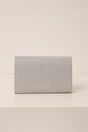 Clutch argintiu cu glitter si accesoriu fundita, 2, dyfashion.ro