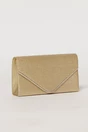 Clutch auriu elegant cu clapeta decorata cu strasuri, 2, dyfashion.ro