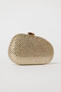 Clutch elegant auriu cu cristale stralucitoare, 2, dyfashion.ro