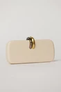 Clutch elegant ivoar cu inchidere metalica dubla, 2, dyfashion.ro