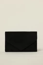 Clutch elegant negru cu textura fina, 1, dyfashion.ro