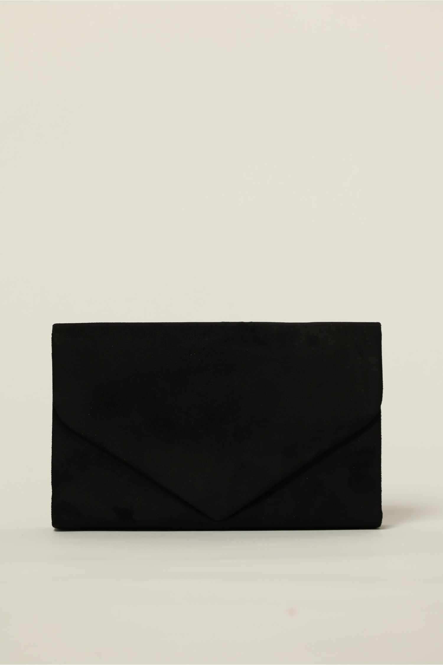 Clutch elegant negru cu textura fina