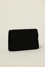 Clutch elegant negru cu textura fina, 2, dyfashion.ro