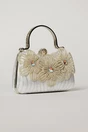 Clutch ivoar cu design floral aplicatii stralucitoare, 2, dyfashion.ro