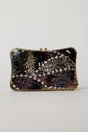 Clutch negru de ocazie cu margele si paiete, 1, dyfashion.ro