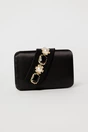 Clutch negru elegant din satin cu aplicatii de perle si cristale, 2, dyfashion.ro