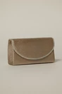 Clutch roze elegant cu clapeta curbata decorata cu strasuri, 1, dyfashion.ro