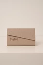 Clutch sampanie cu glitter si accesoriu fundita, 1, dyfashion.ro