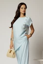 Compleu bleu din viscoza din bluza asimetrica si pantalon lejer, 3, dyfashion.ro