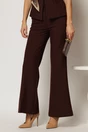 Compleu bordo cu vesta cambrata si pantaloni usor evazati, 4, dyfashion.ro