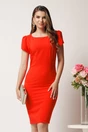 Compleu corai cu rochie midi conica si sacou cu broderie- LaDonna, 3, dyfashion.ro