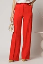 Compleu dama corai cu brosa florala detasabila format din sacou si pantalon, 3, dyfashion.ro