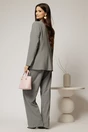 Compleu dama gri cu sacou si pantaloni, 2, dyfashion.ro