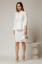 Compleu DY Fashion alb cu sacou cu peplum si fusta conica, 3, dyfashion.ro
